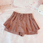 brown pleated sukapan