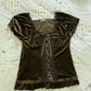 green renfaire princess blouse