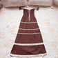 soft brown maxi dress