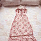 pink rosy maxi dress