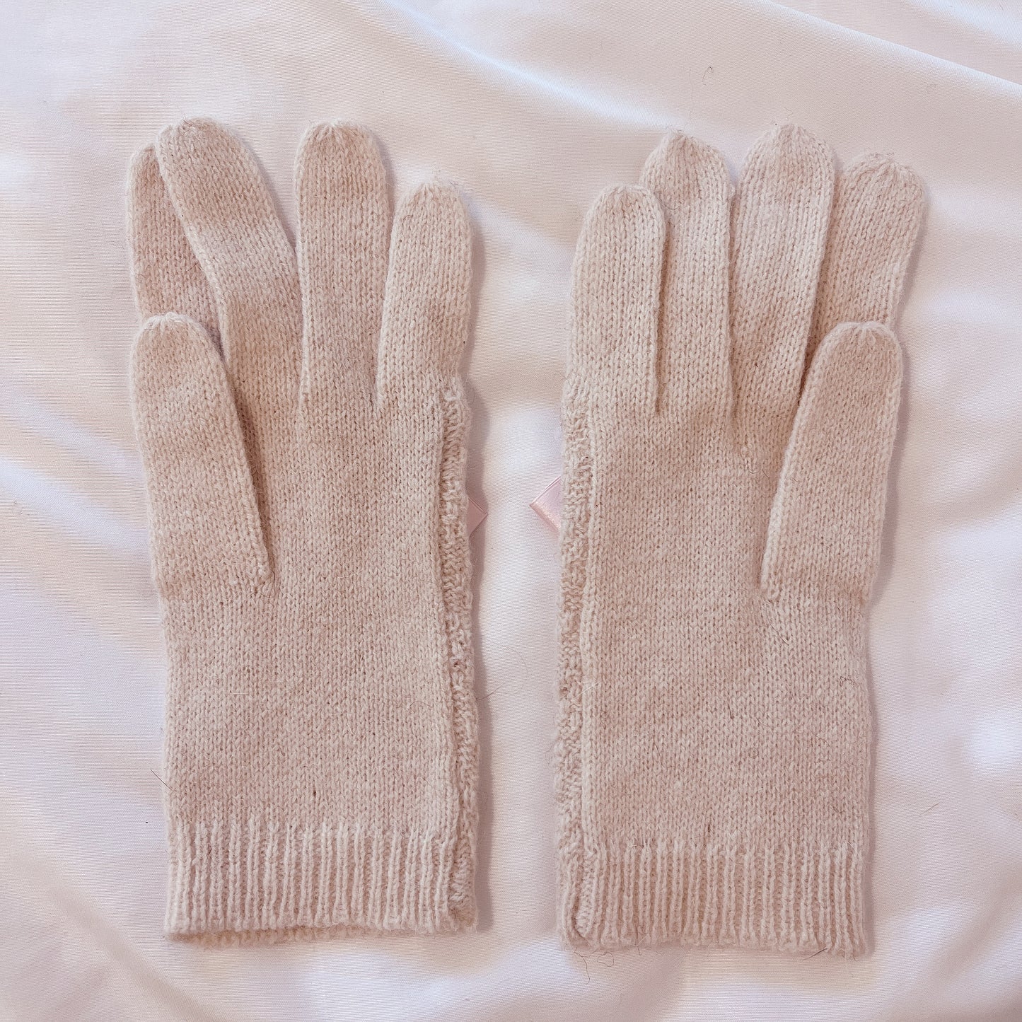 liz lisa cream ribbon gloves