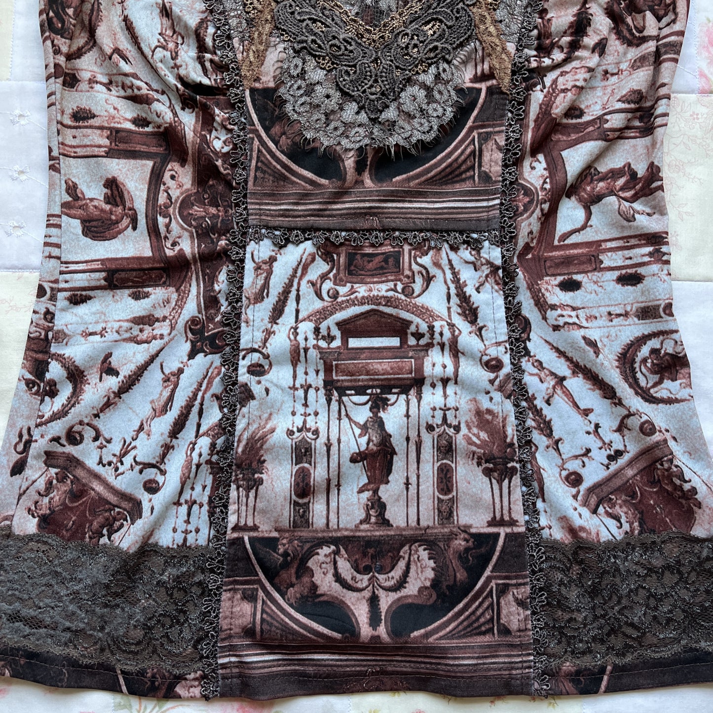 ozz angelo mural motif camisole