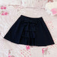 black ribbon tiered princess skirt