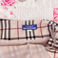 burberry blue label iconic plaid skirt