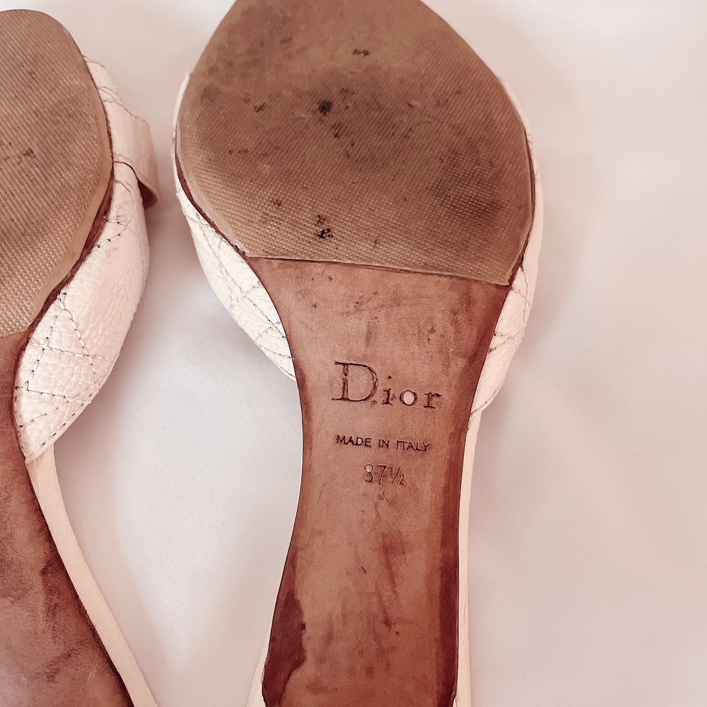 vintage christian dior honeybee heels