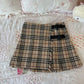 burberry blue label iconic plaid skirt