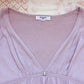 lavender mauve vneck knit