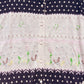 black polka motif cardigan