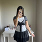 sheer black mini bolero