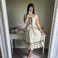 beige renaissance two piece set