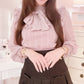 pium ruffle knit blouse