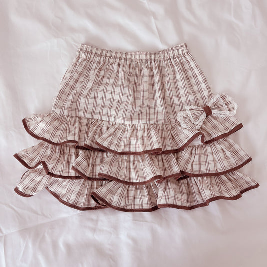 autumn chestnut skirt ♡ yamii original