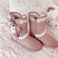 axes femme pink mouton boots