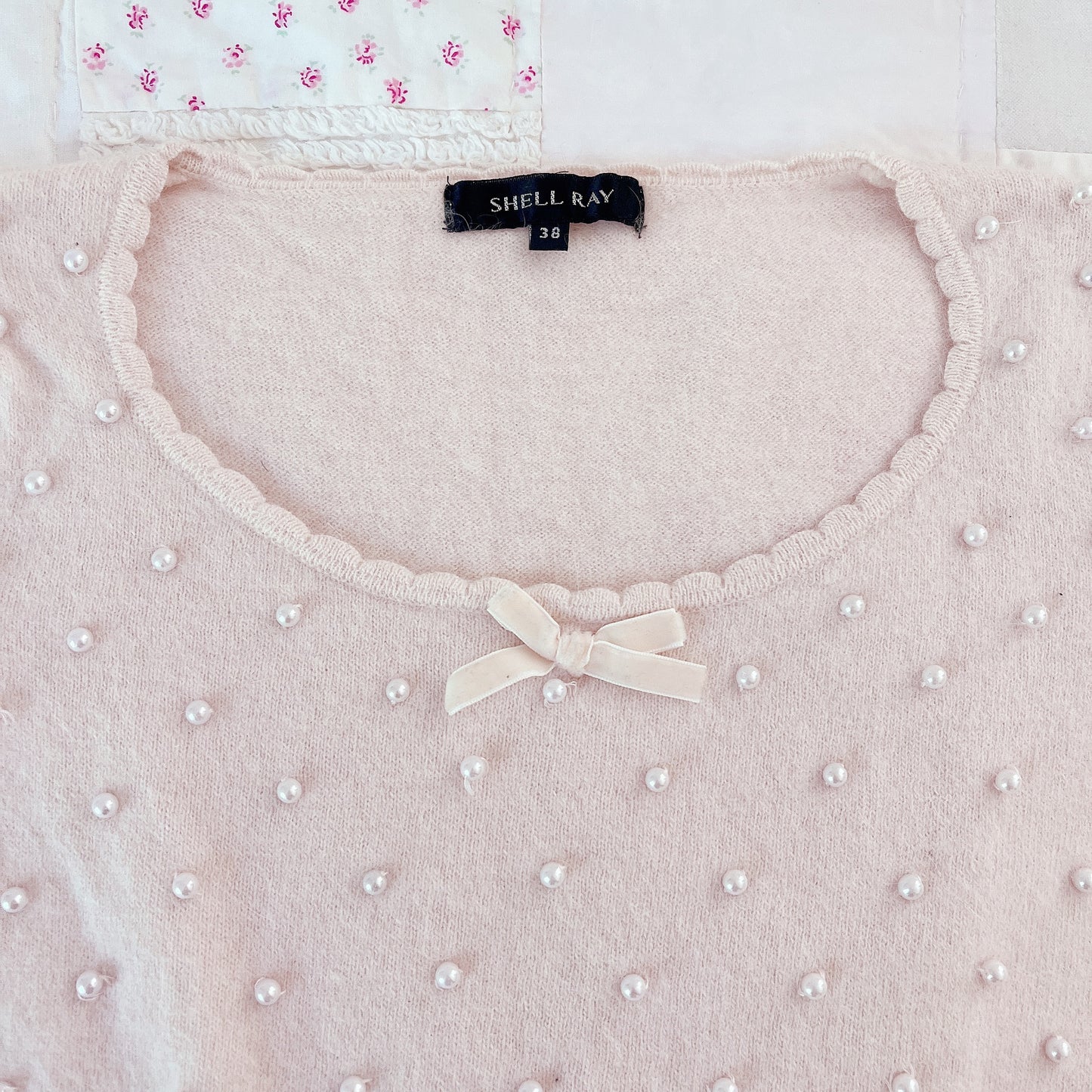 pink pearl accent top