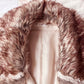 axes femme beige short coat