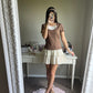 brown milkmaid tshirt