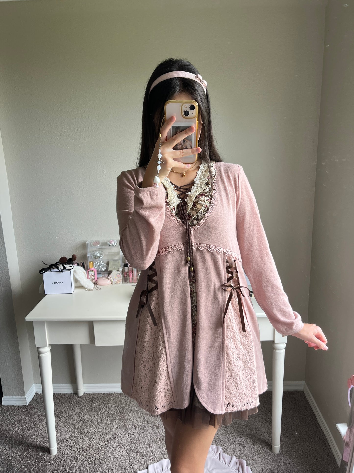 axes femme rose tunic camisole