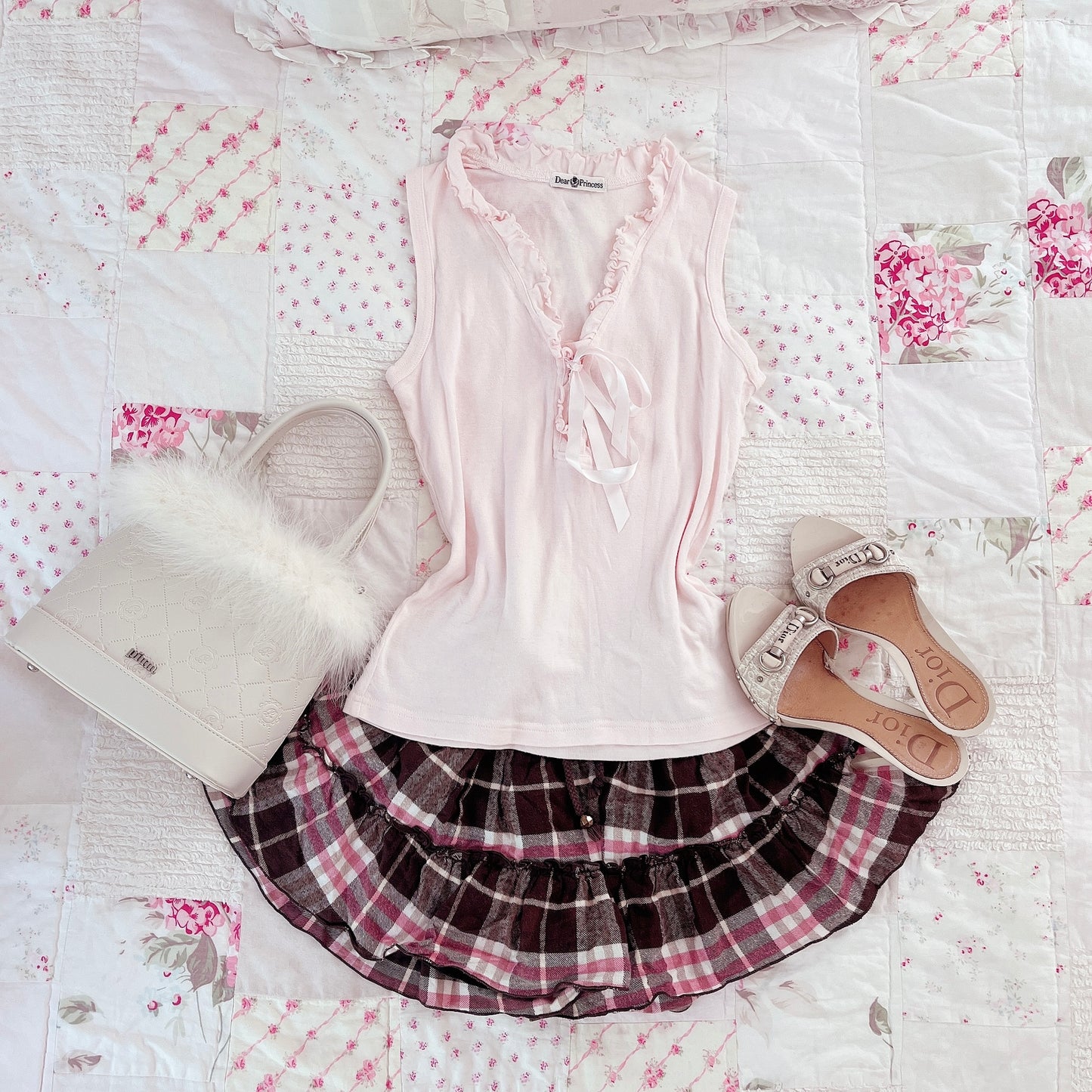 baby pink camisole