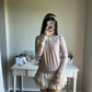 axes femme lace up turtleneck