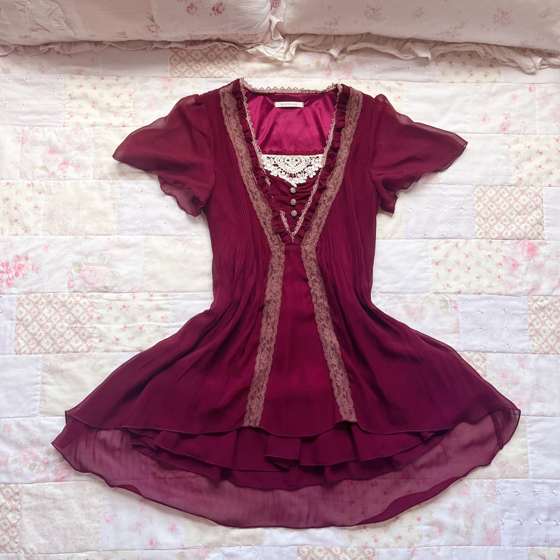 axes femme red dress Dresses axes femme from JAPAN