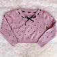 evelyn heart dot sweater