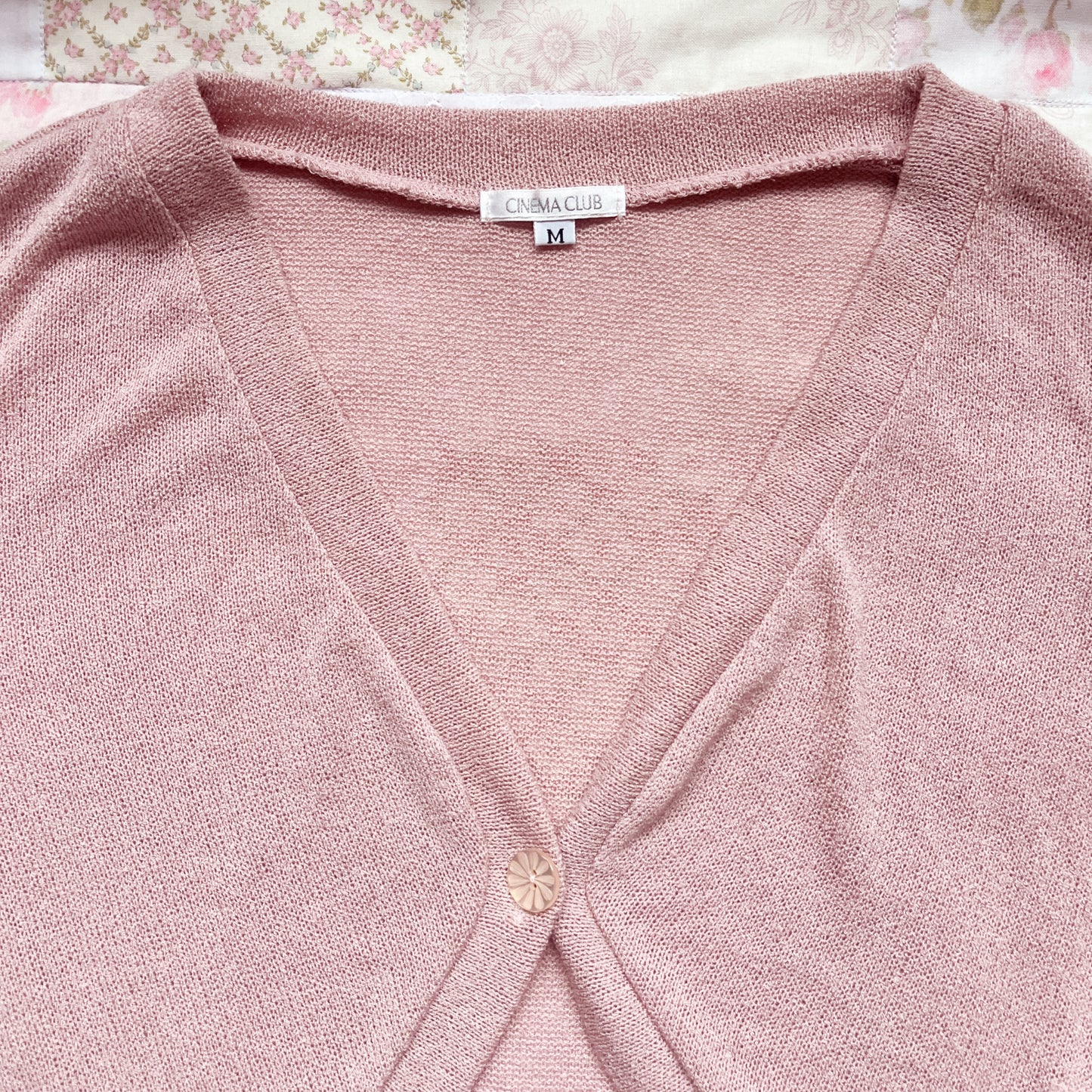 mauve knit bolero