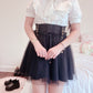 rojita tulle overlay skirt