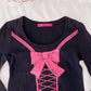 anna sui corset graphic tee