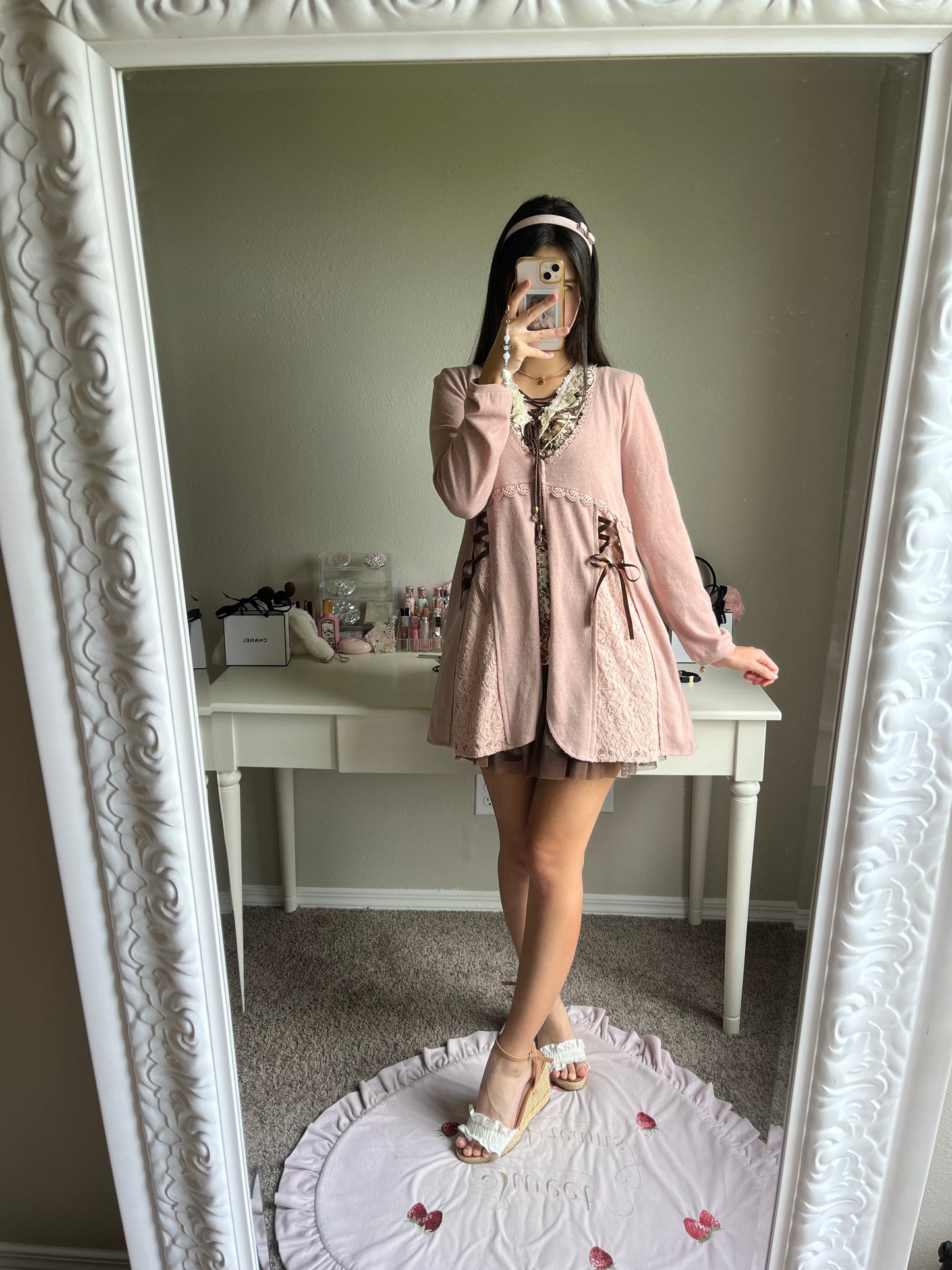 axes femme rose tunic camisole