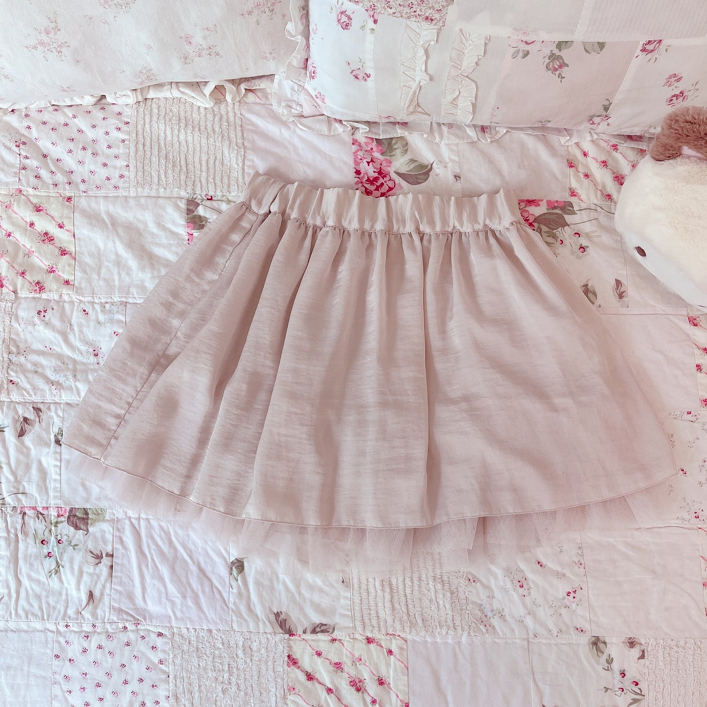 baby pink tulle skirt