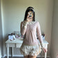axes femme lace up turtleneck