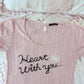 pink pointelle lettering top