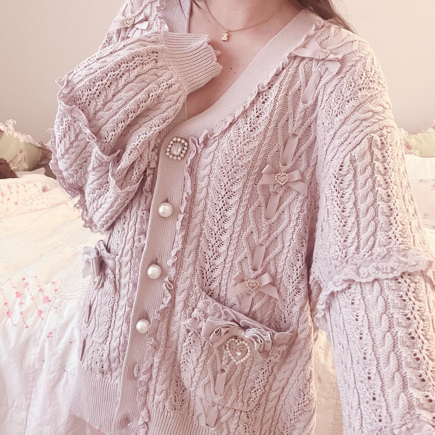 liz lisa bijoux cardigan