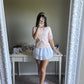 blush pink scoop neck top