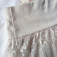 beige lace culottes
