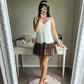 white open lace accent camisole