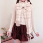 liz lisa pink and brown muffler