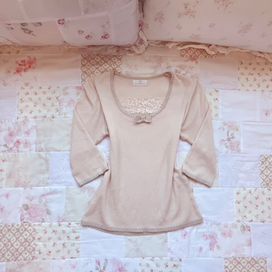 warm pink milkmaid knit