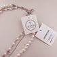 axes femme pearl chain necklace