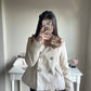 axes femme beige short coat