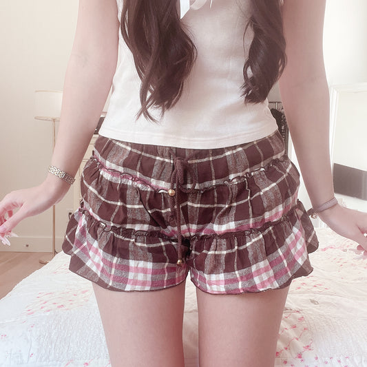 liz lisa plaid shorts