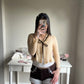 caramel beige bolero