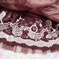 axes femme brown tulle tiered skirt