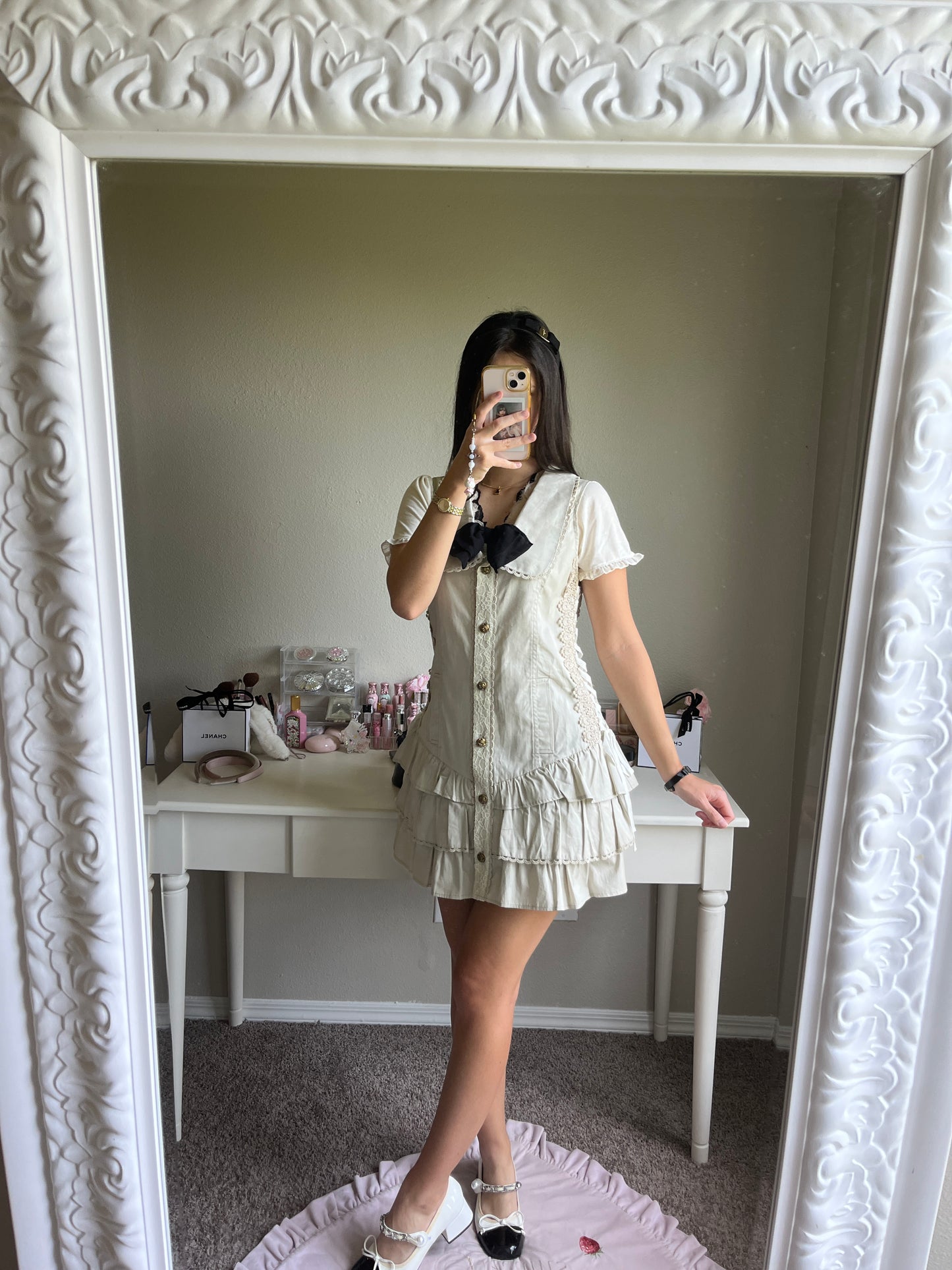 axes femme lace up jacket onepiece