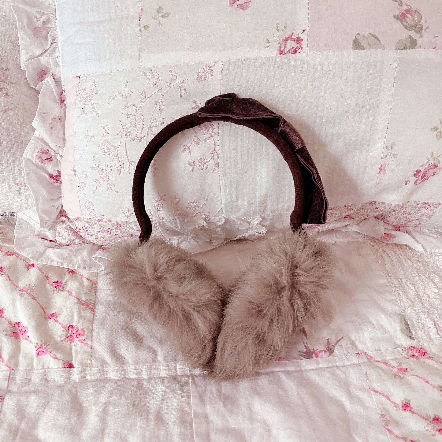 honey salon faux fur earmuffs