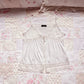 white open lace accent camisole