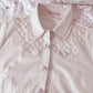 pink ribbon button blouse