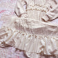 cream faux two piece sweater dress