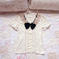 cream rose accent top