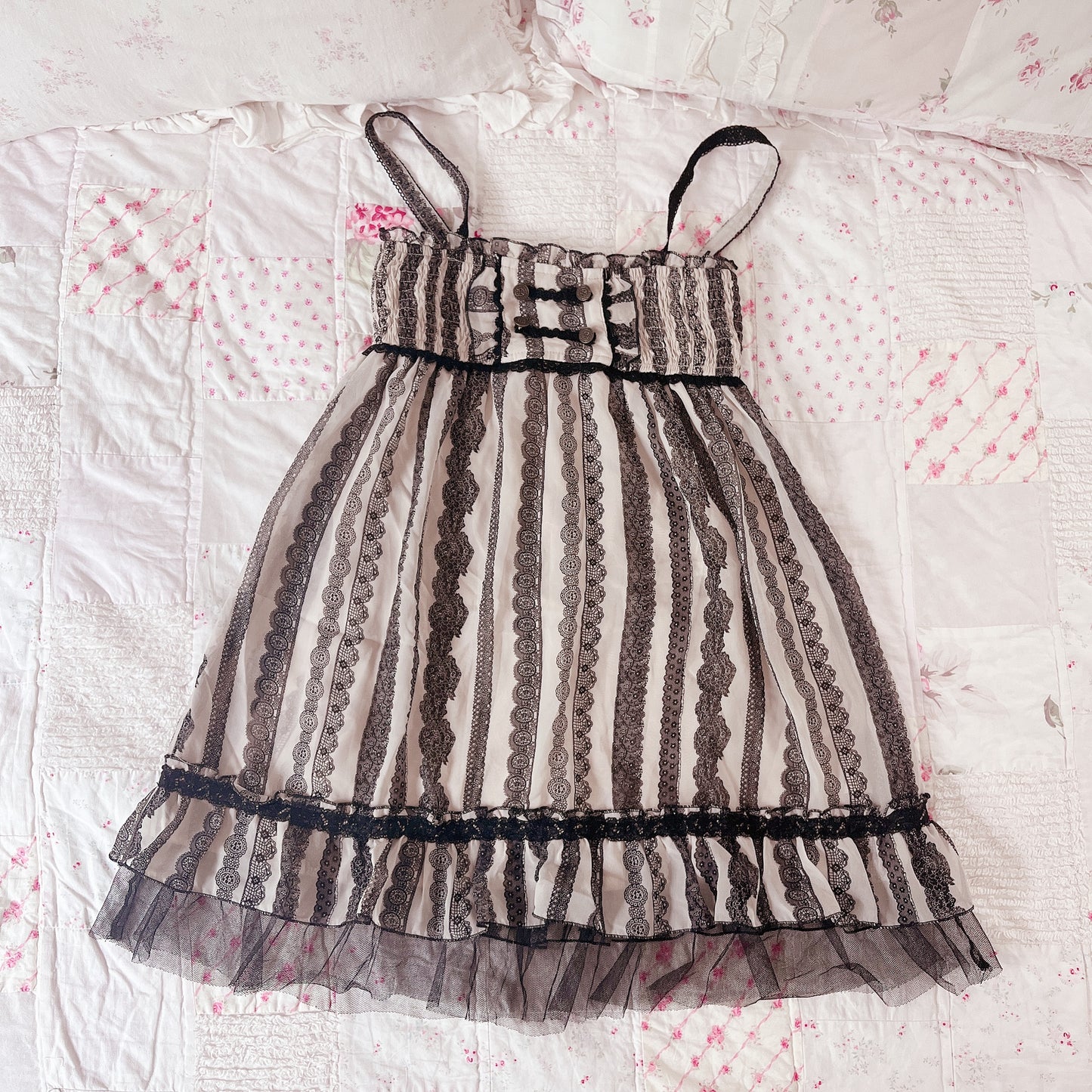 beige striped two way jsk